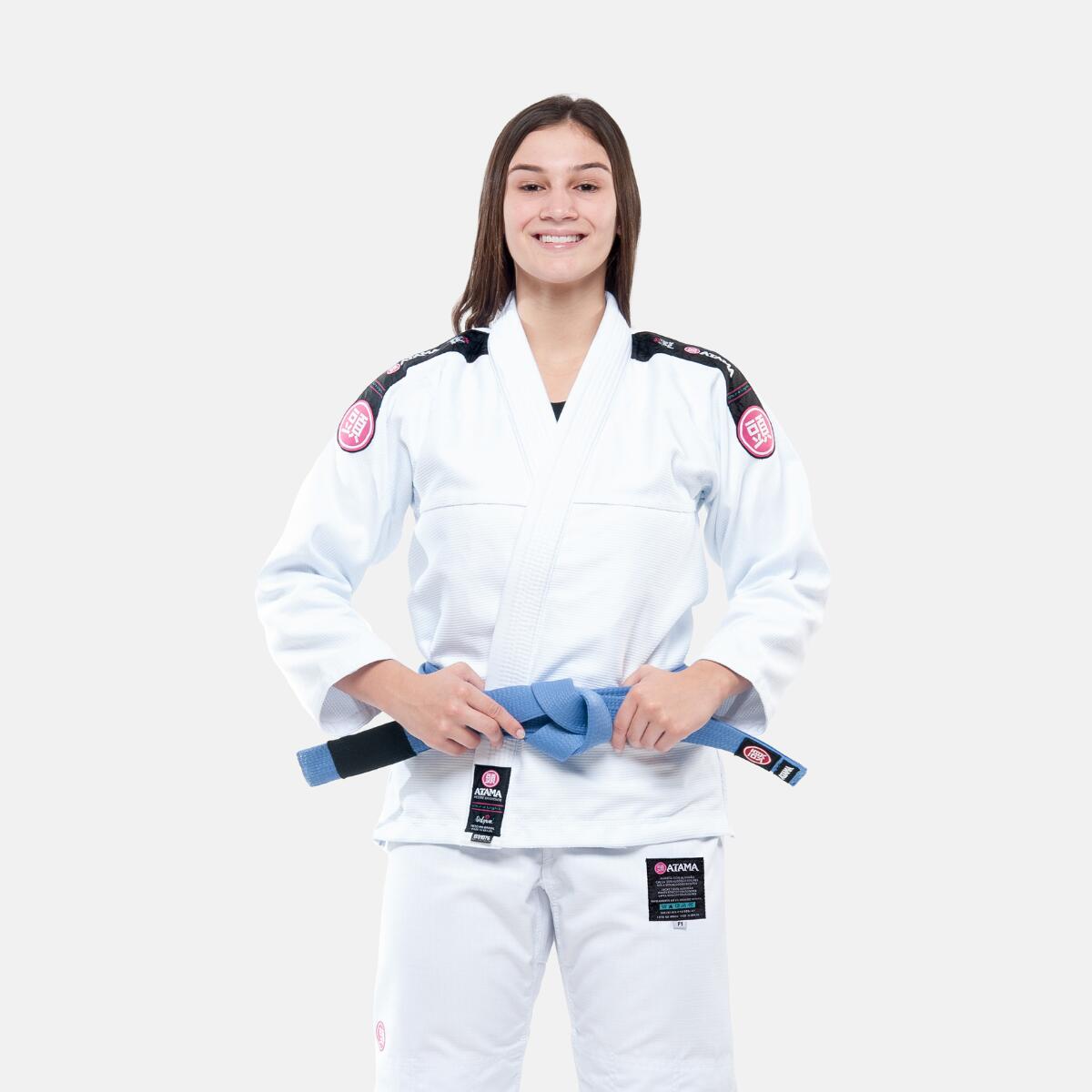 Kimono De Jjb Atama Ultra Light Mulher Branco 2/7