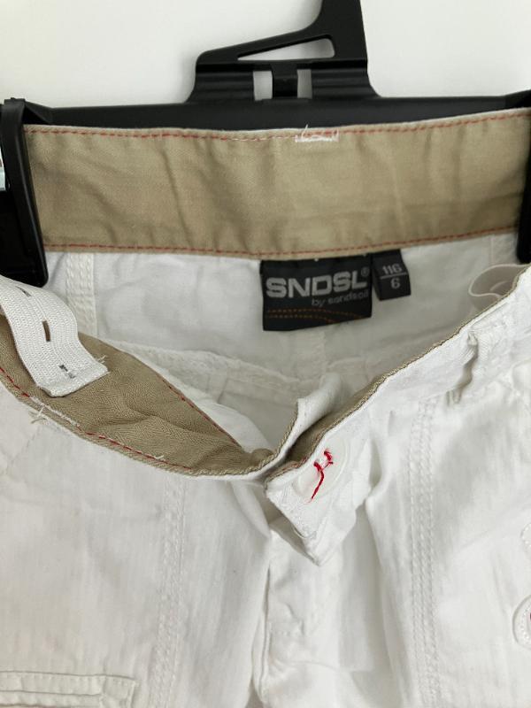 C2C - SNDL Skate bermuda blanc 3/5