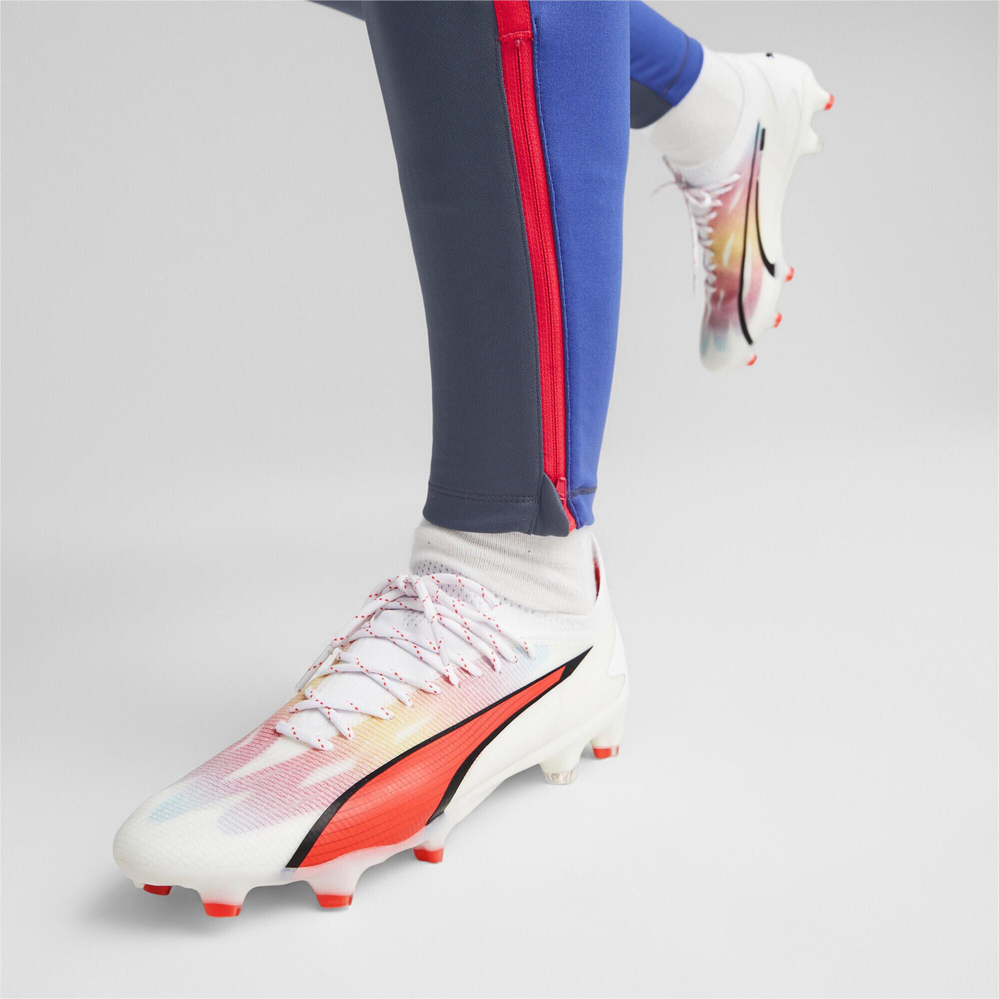 Scarpe da calcio ULTRA ULTIMATE FG/AG da donna PUMA White Black Fire Orchid Red 2/7