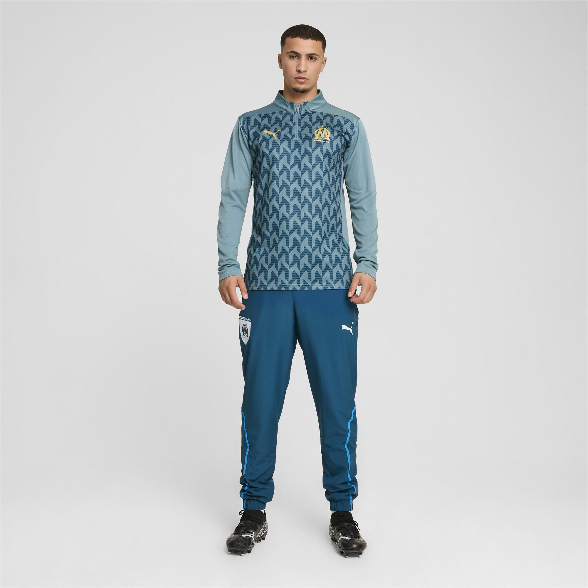 Pantalon tissé d’avant-match Olympique de Marseille Homme PUMA 2/7