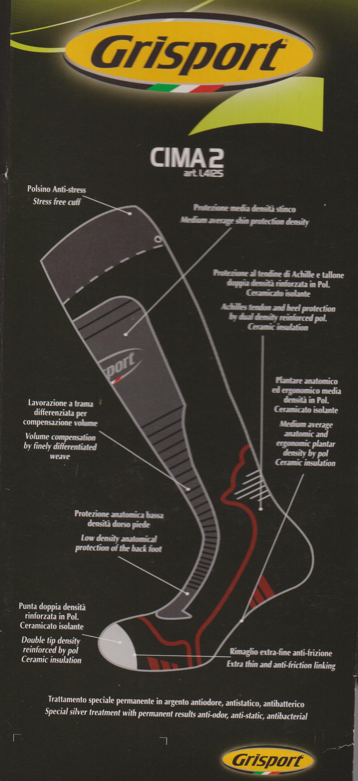 MEIAS GRANDE GRCIMA2 TREKKING ADULTO PRETO CINZA 6/6