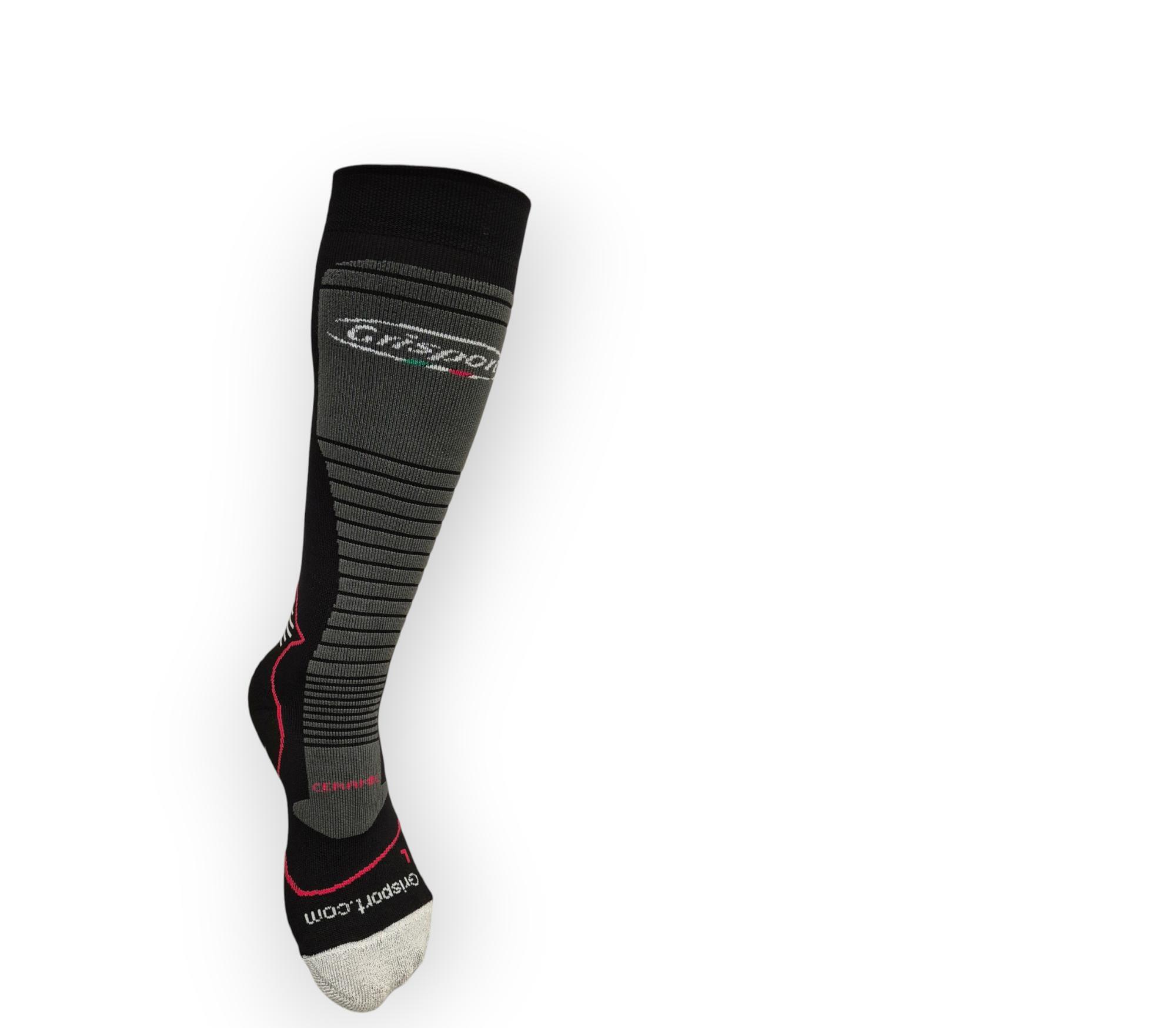 MEIAS GRANDE GRCIMA2 TREKKING ADULTO PRETO CINZA 2/6