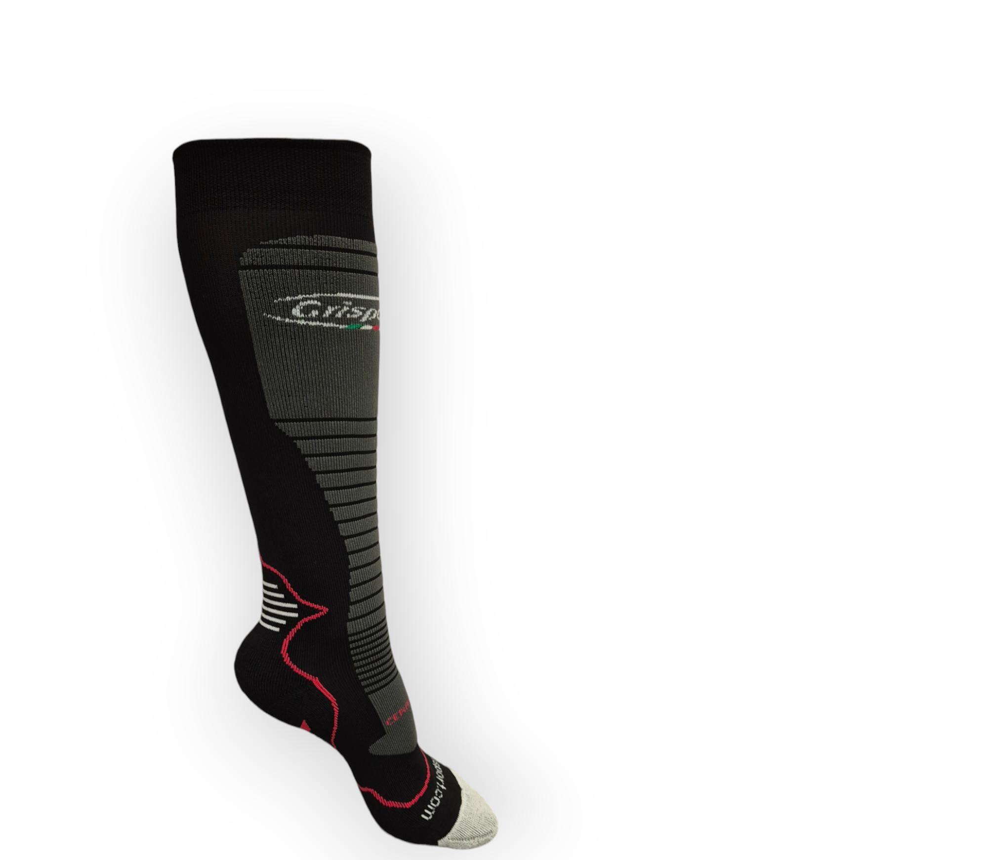 MEIAS GRANDE GRCIMA2 TREKKING ADULTO PRETO CINZA 3/6