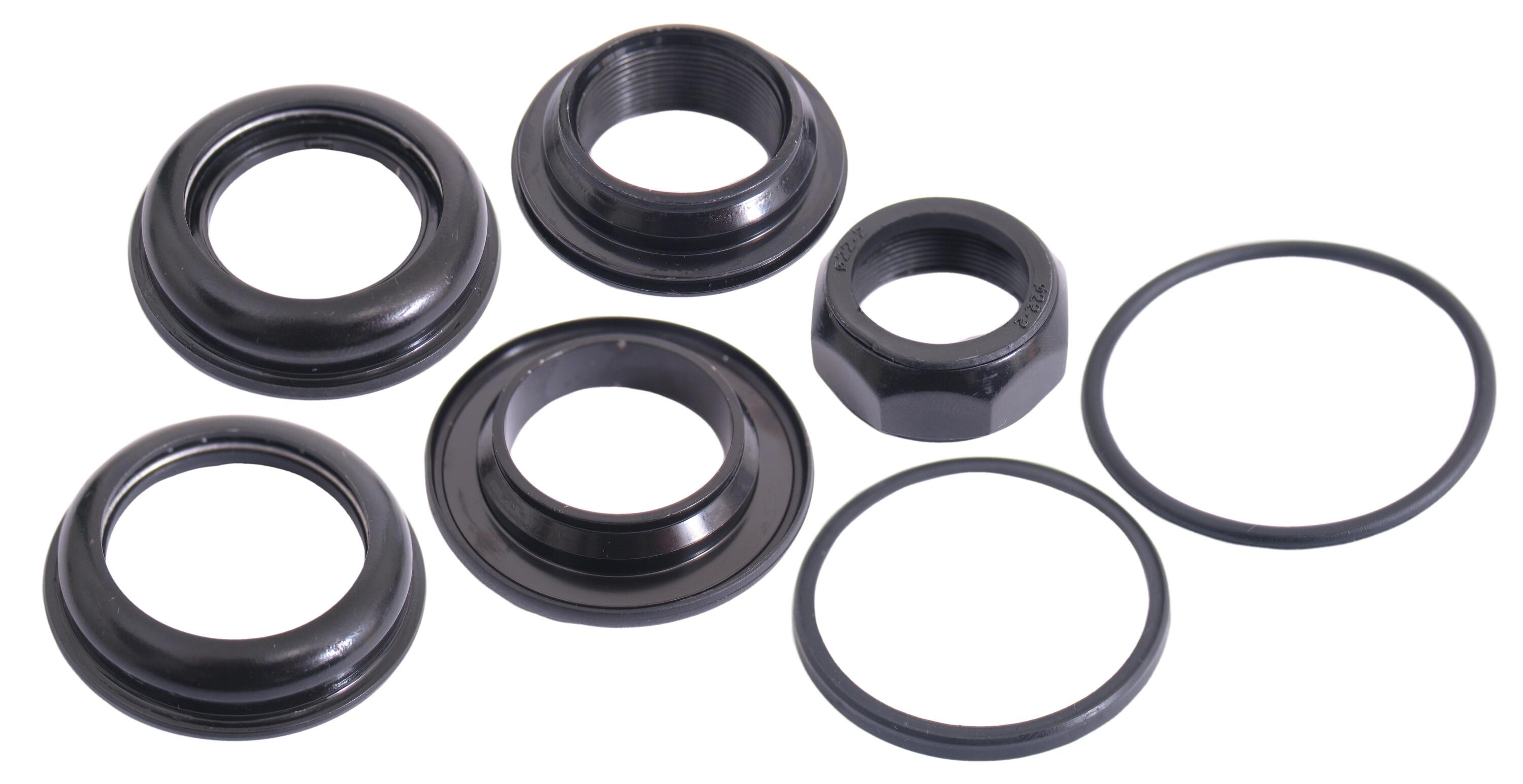 MHS Balhoofdstel 1 Inch Zwart - Zonder Cap 2/2