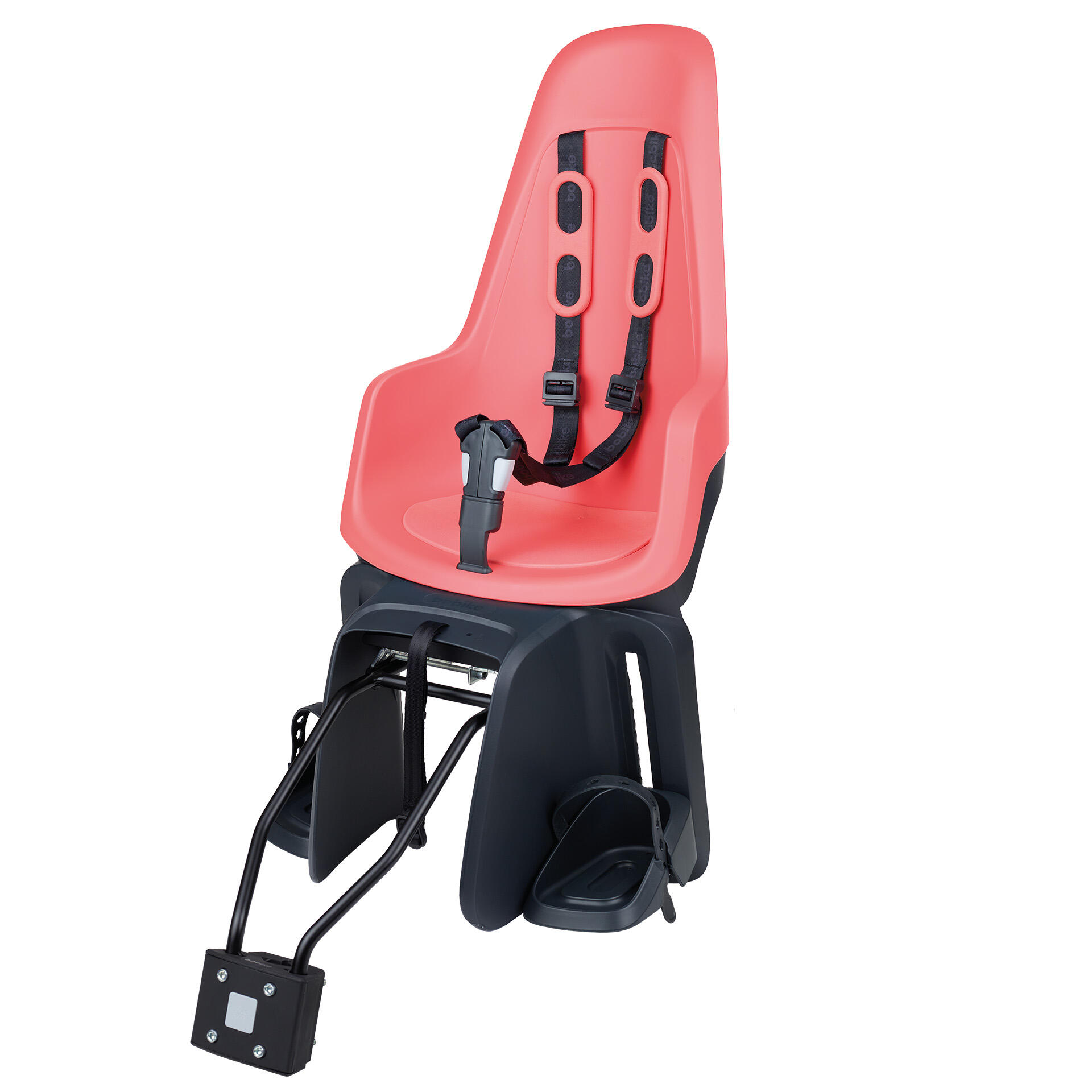 BOBIKE Fahrradkindersitz Hinten Rahmen & Gepäckträger Flamingo
