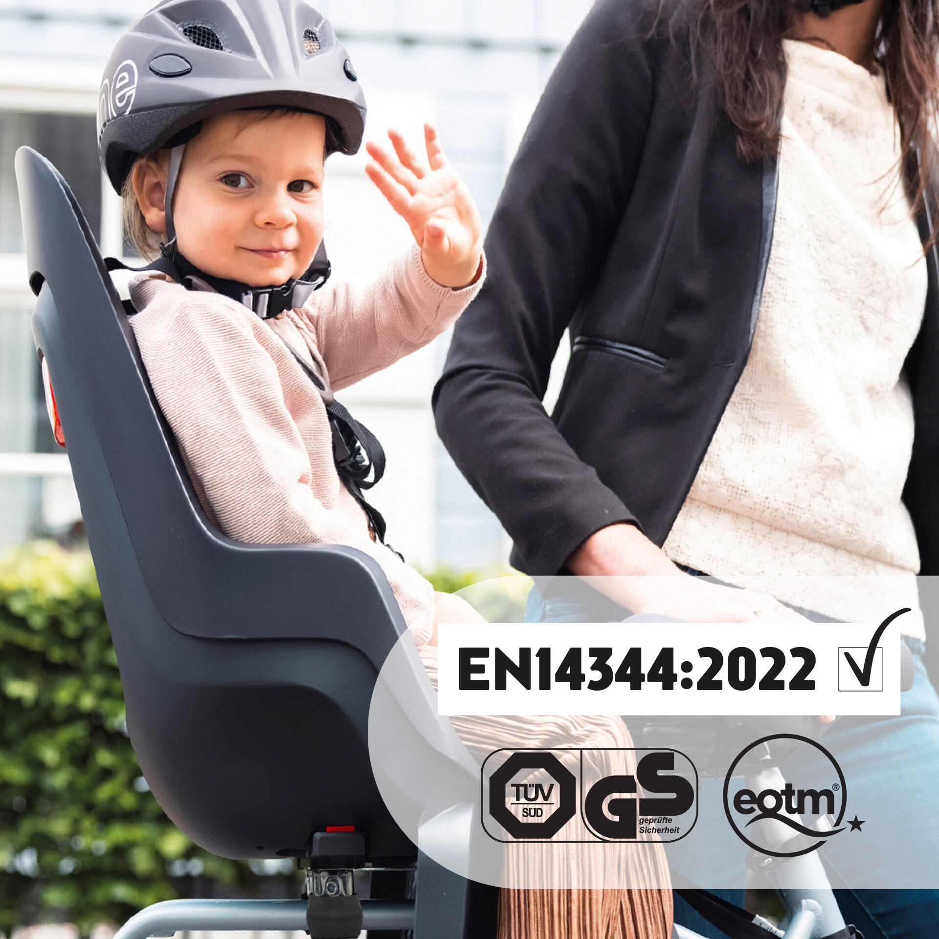 Cadeira Bicicleta Traseira Criança Porta-Bagagens ONE Eco 7/9