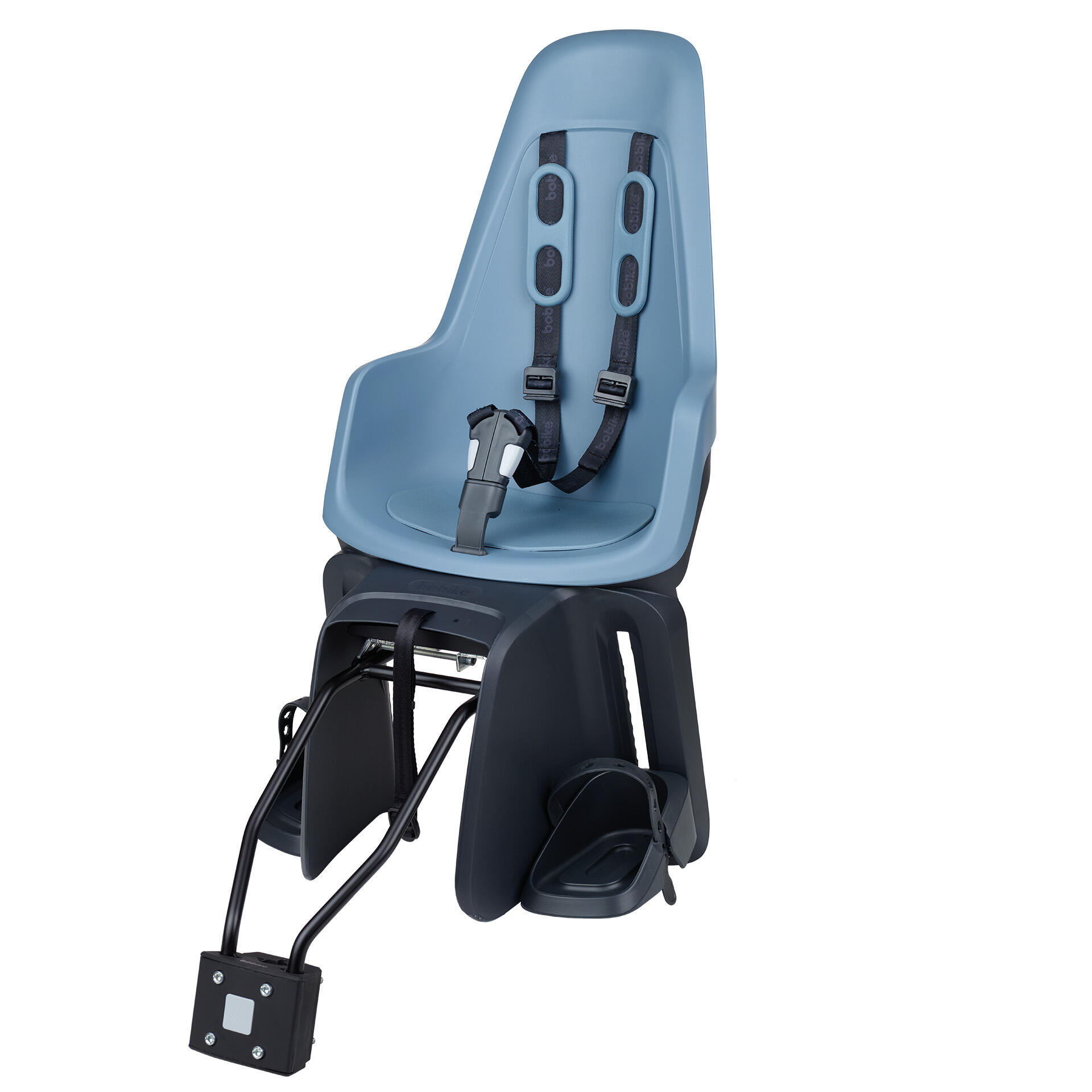BOBIKE Fahrradkindersitz Hinten Rahmen & Gepäckträger Zitadelle Blau