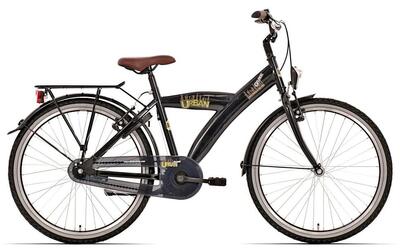 Bikefun 24 Zoll Urban Fahrrad | Nexus-3 | Schwarz