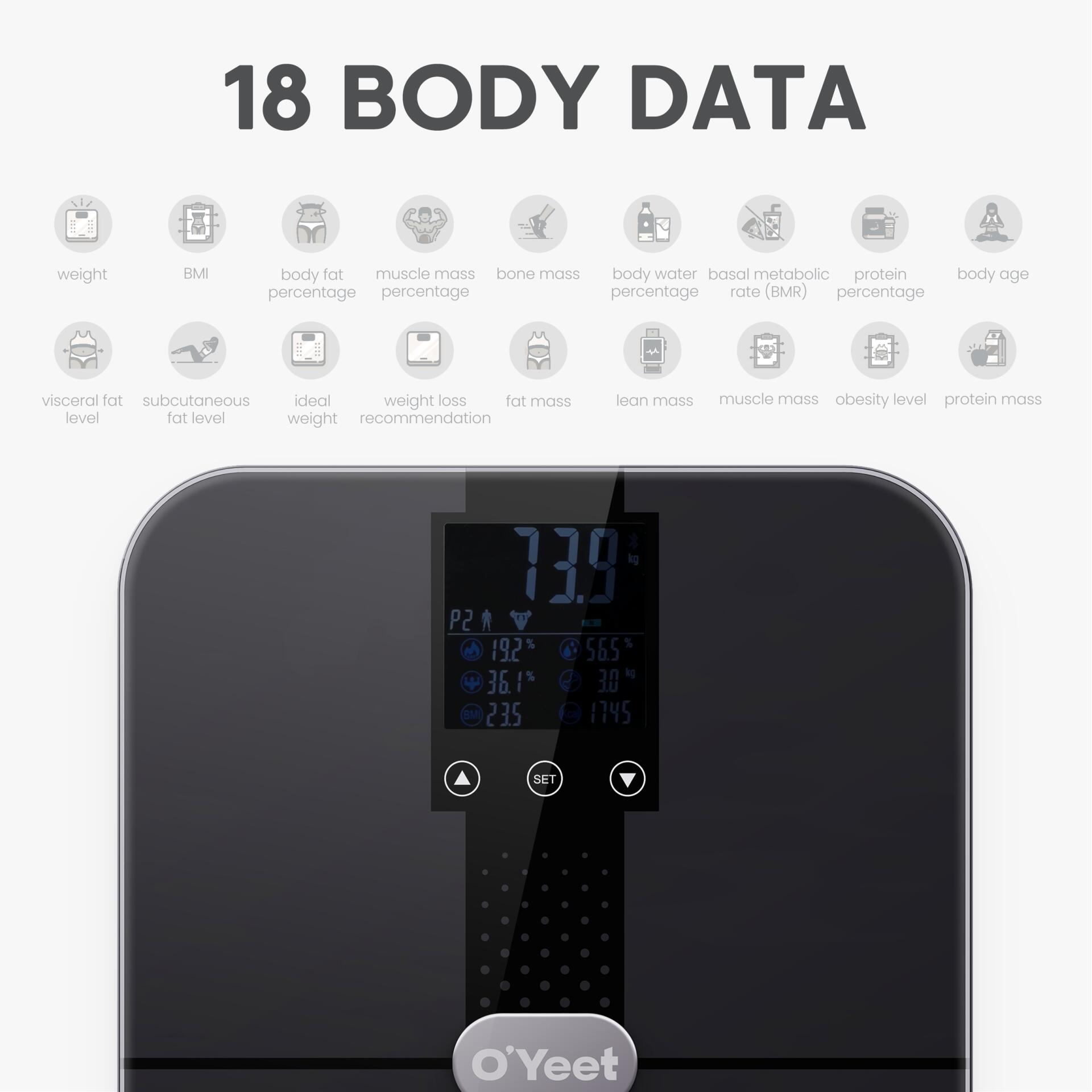 O'Yeet BS-OY02 Intelligent body analysis scale