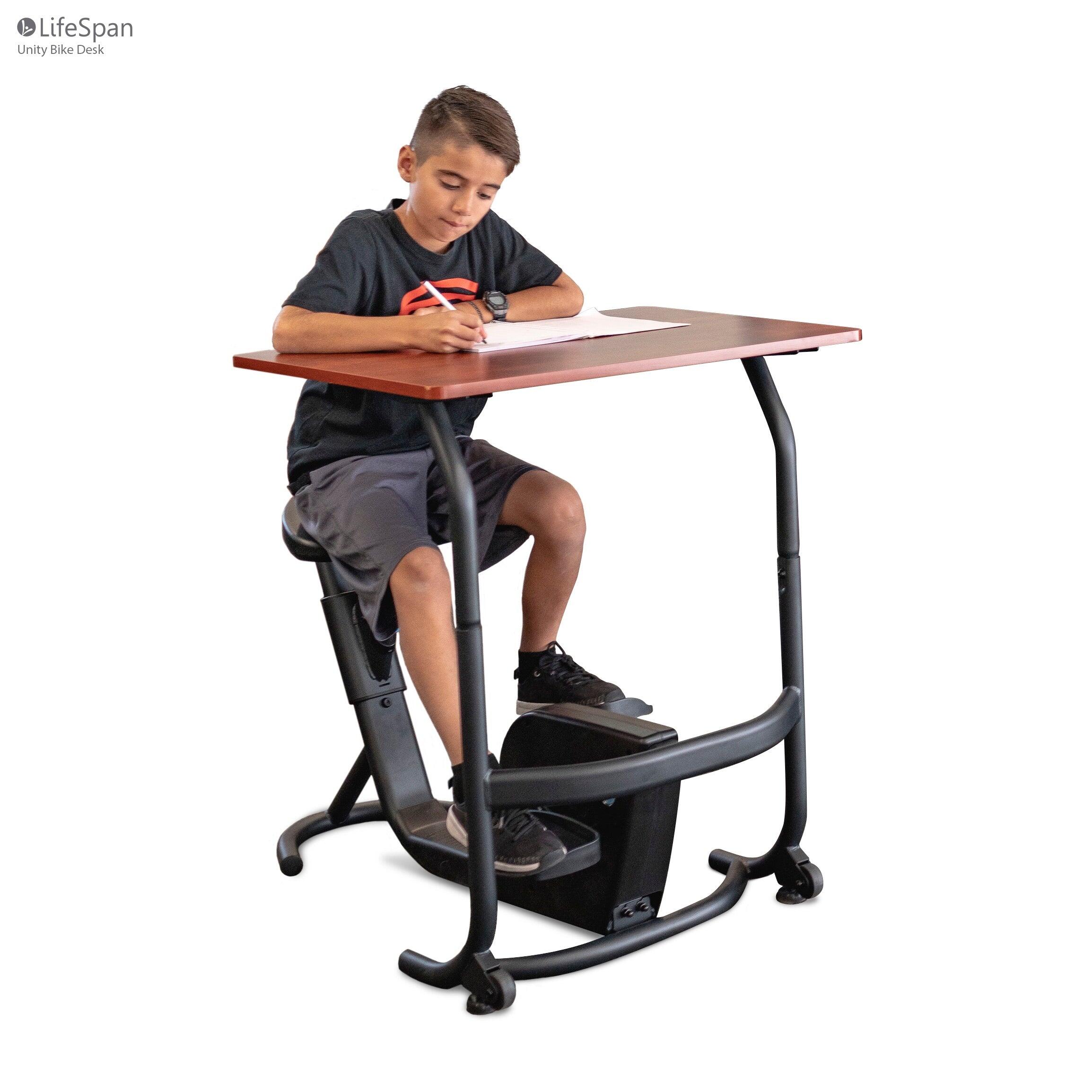 LifeSpan - Deskbike - 119x79x104 cm - Steel - For Kids - Cherry 2/4
