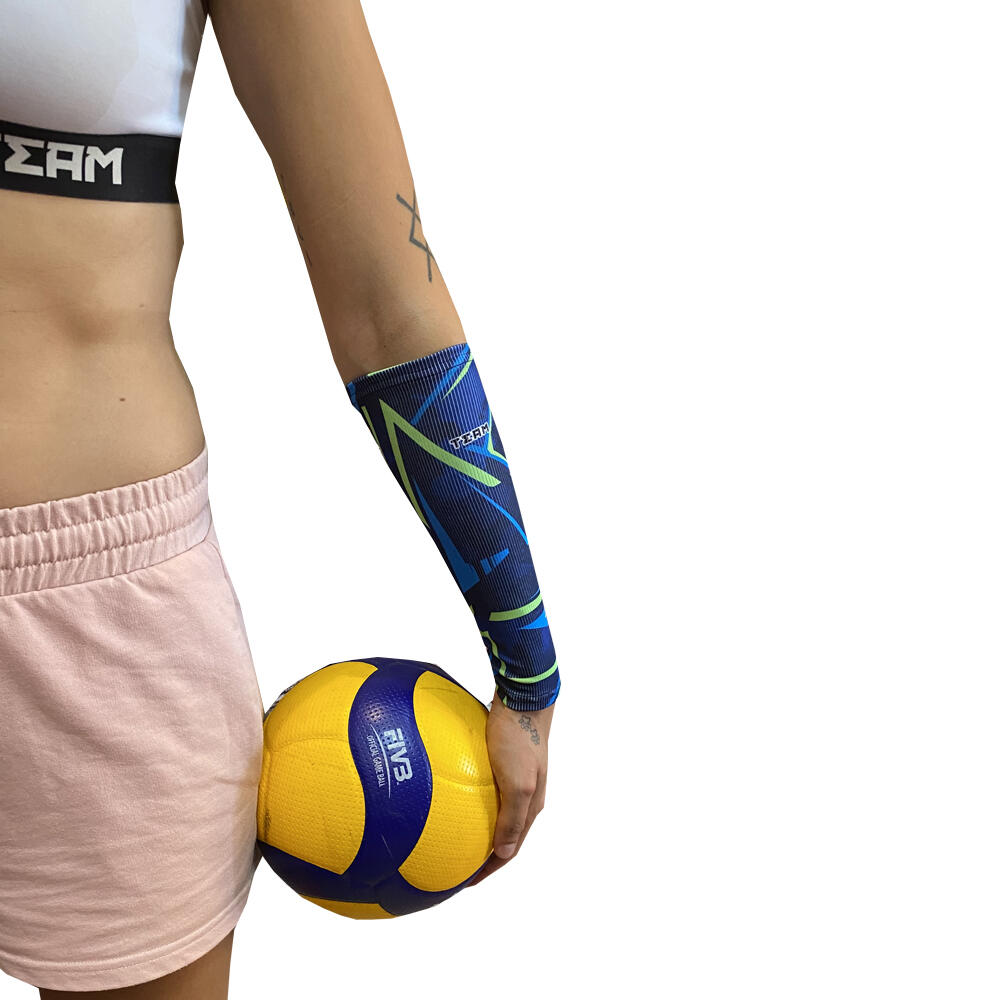 Rękawki siatkarskie unisex JG TEAM prążkowane krótkie 4/4