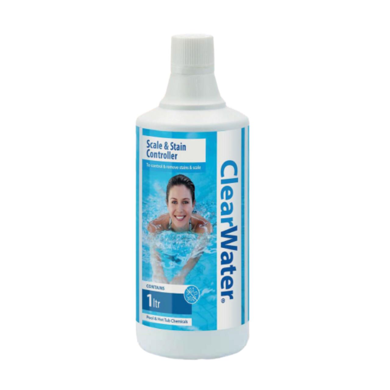Clearwater Swimming Pool and Spa Stain/Scale Remover - 1 Litre 1/1