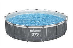 BESTWAY Piscine hors sol ronde Steel Pro Max 457 x 107 cm avec lumière LED