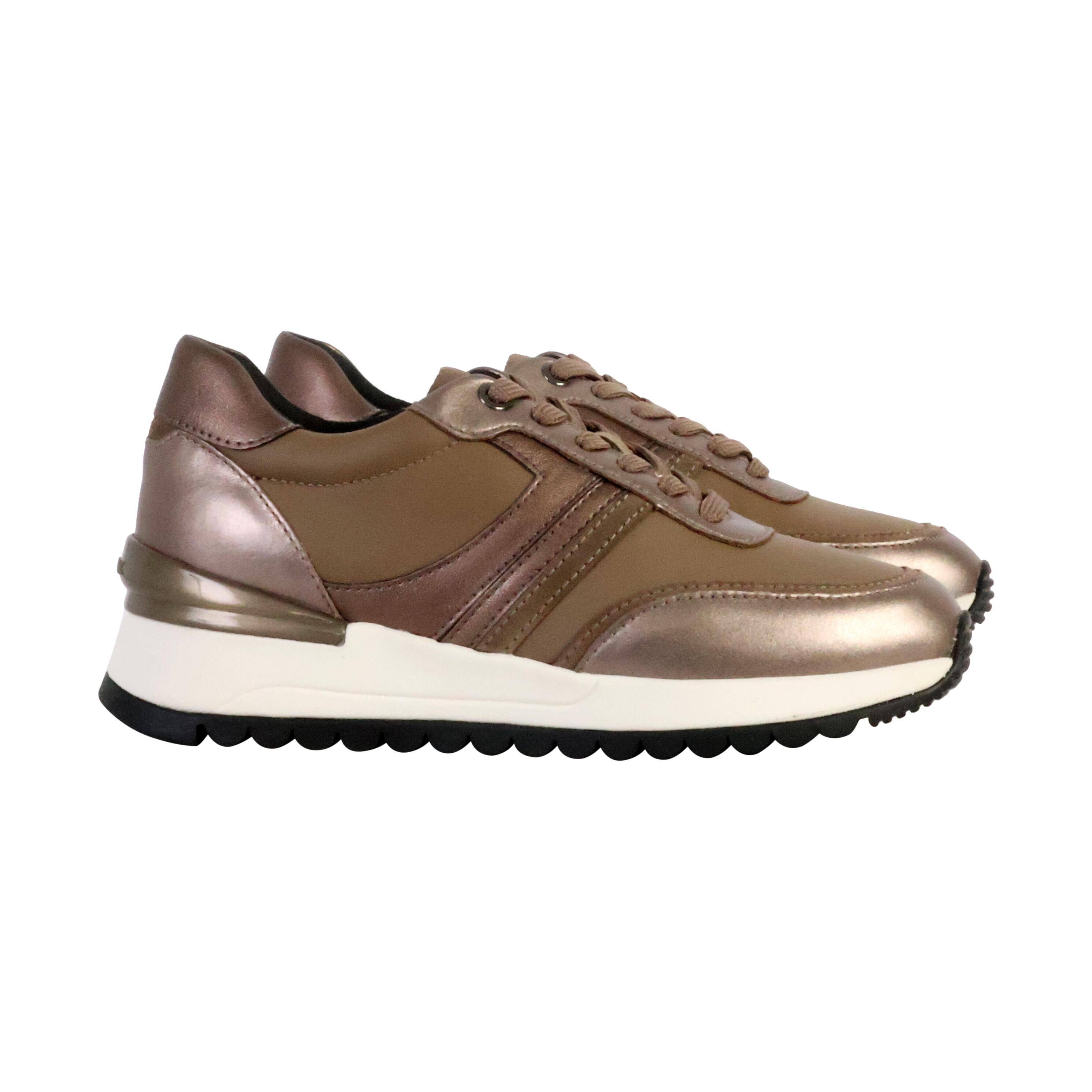 Basket Basse Geox Cuir Desya Nappa+Suede - Femme 3/6