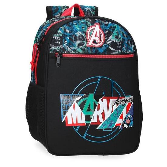Mochila escolar Niño Marvel Shield 33 cm Negro