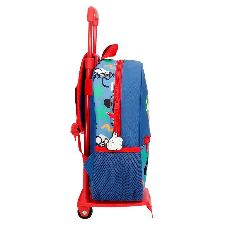 Sac à dos scolaire Garçon Disney Mickey Peek a Boo avec chariot 28 cm Bleu 2/6