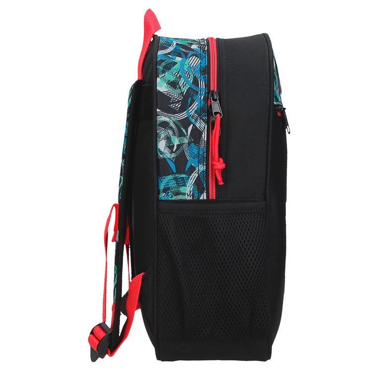 Mochila escolar menino Marvel Shield 33cm Preto 2/5