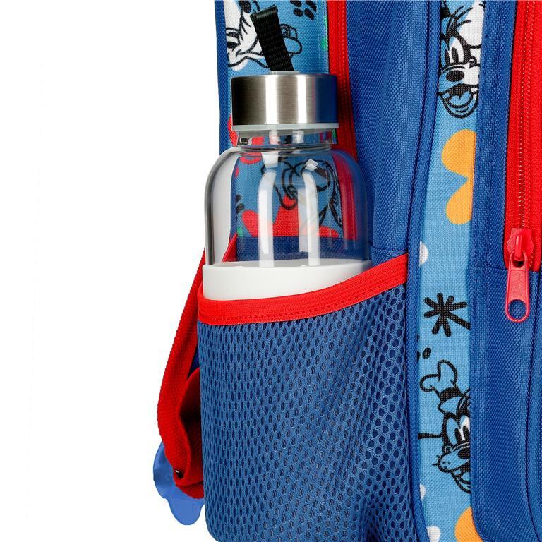 Zaino Scolastico Bambino Disney Mickey Peek a Boo 33 cm Blu 5/6