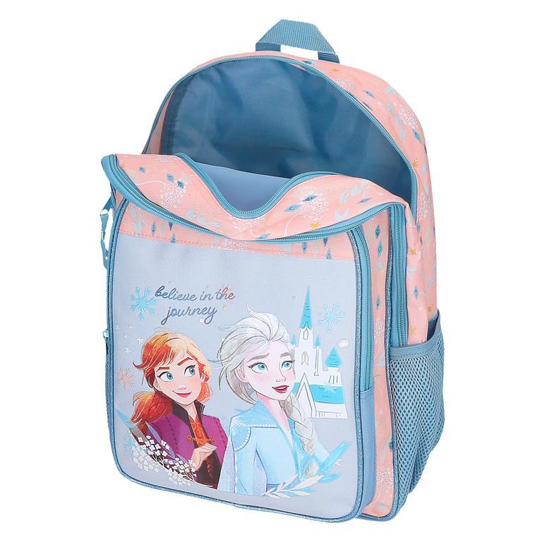 Mochila Escolar Niña Disney Frozen Believe in the journey 40 cm Azul