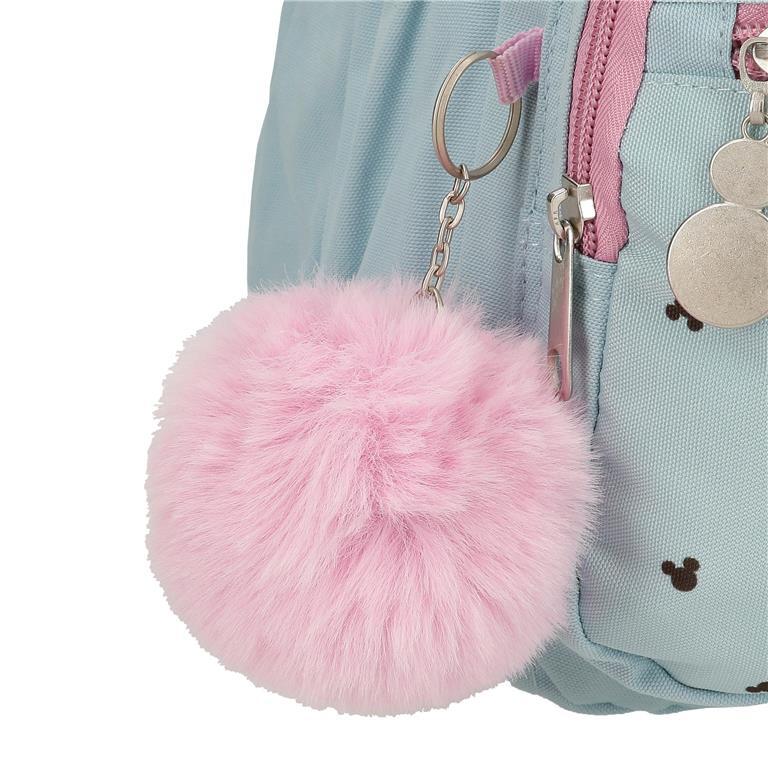 Mochila saco Niña Disney Kisses M&M  46 cm Azul 6/6