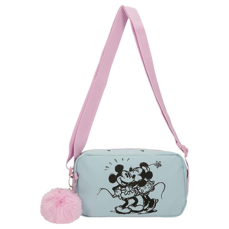 Bandoleira Menina Disney Kisses M&M 11,5cm Azul 5/6