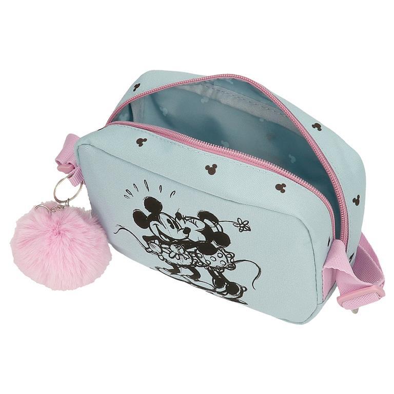 Bandoleira Menina Disney Kisses M&M 11,5cm Azul 4/6