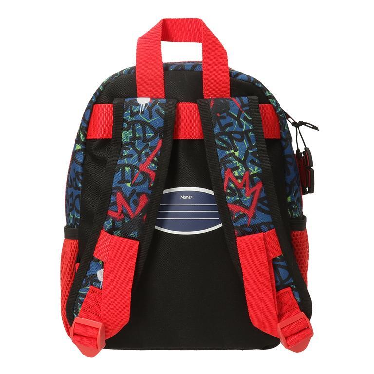 Mochila escolar Niño Marvel Spiderman urban  32 cm Rojo