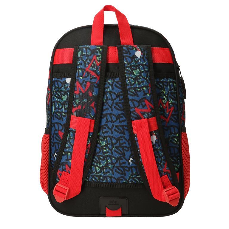 Mochila escolar Niño Marvel Spiderman urban dos compartimentos 40 cm Rojo 3/6