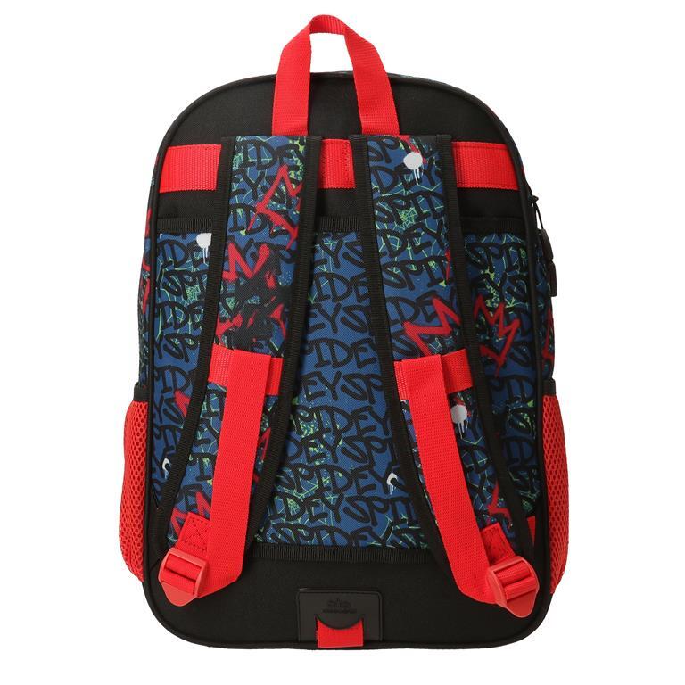 Mochila escolar Niño Marvel Spiderman urban dos compartimentos 40 cm Rojo