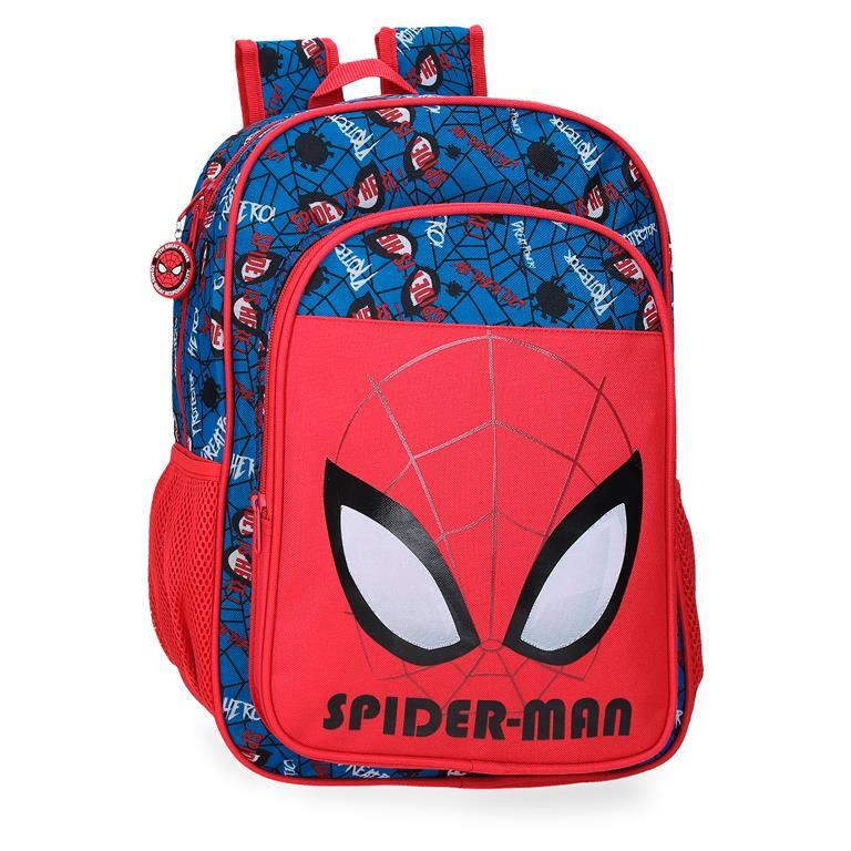 Sac à dos scolaire enfant Marvel Spiderman Authentic 40cm Rouge 1/5