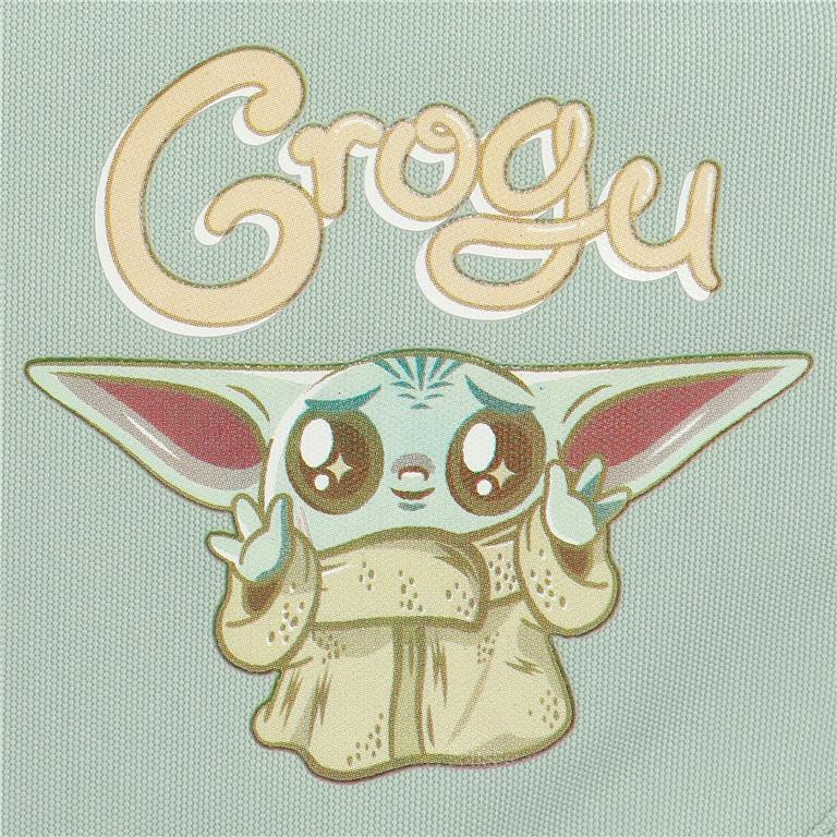 Mochila escolar Unisex Star Wars Grogu 44cm Verde 6/6