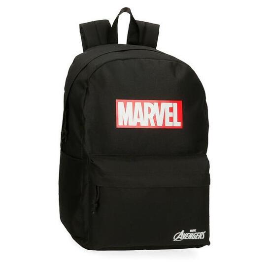 Mochila escolar Niño Marvel Marvel Red logo 45 cm Negro