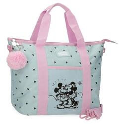 Sac pour ordinateur Fille Disney Kisses M&M 32cm Bleu