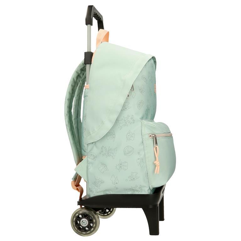 Sac à dos scolaire Unisexe Star wars Grogu avec chariot 44 cm Vert 2/6