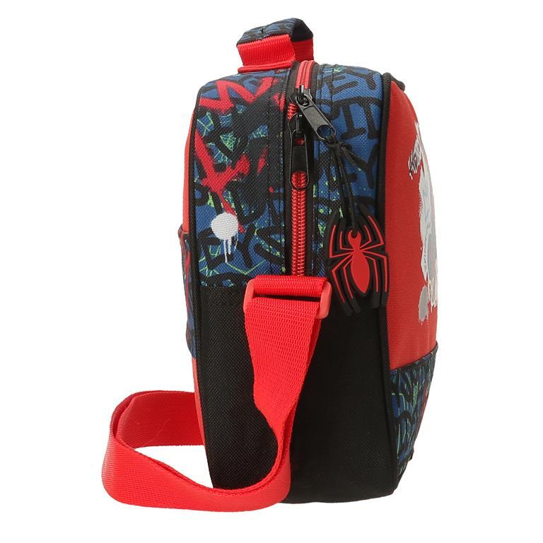 Neceser bandolera  Niño Marvel Spiderman urban  20 cm Rojo