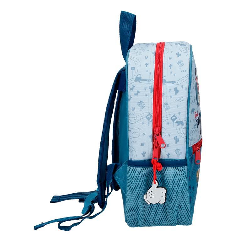 Mochila escolar Niño Disney Mickey Road Trip  28 cm Azul