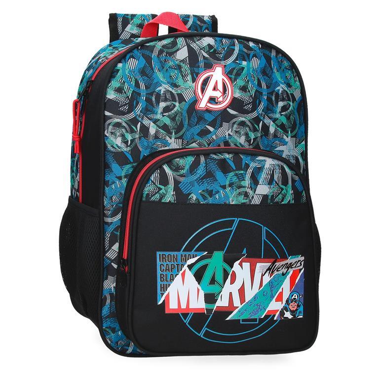 Mochila escolar Niño Marvel Shield  38 cm Negro