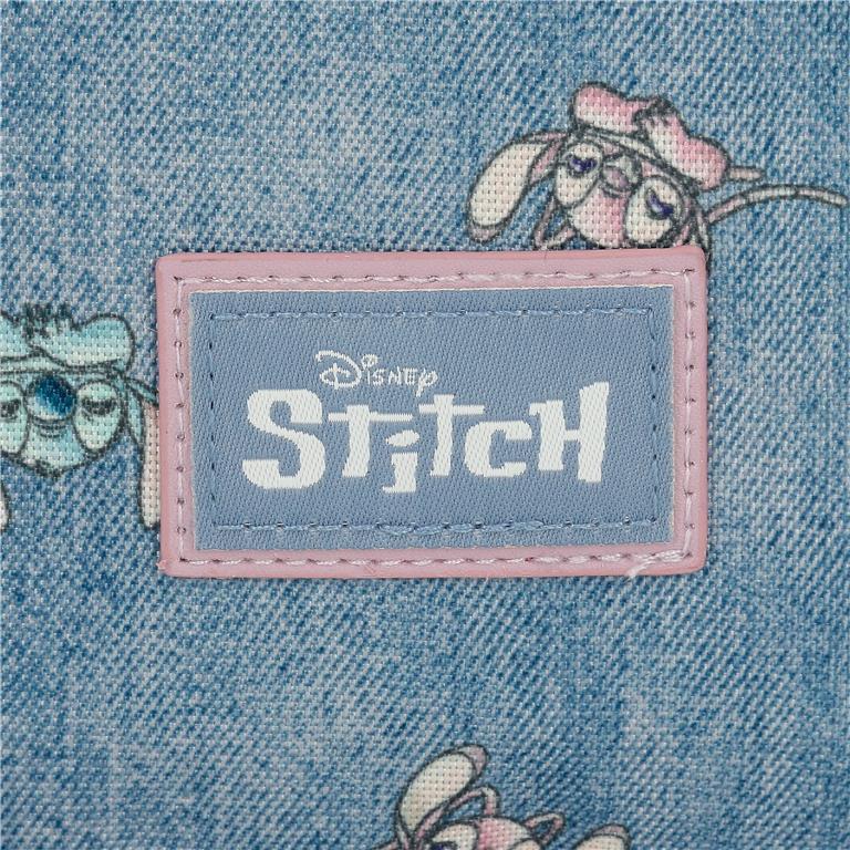 Estuche tres compartimentos niña Disney Stitch you are magical 10cm denim 5/5