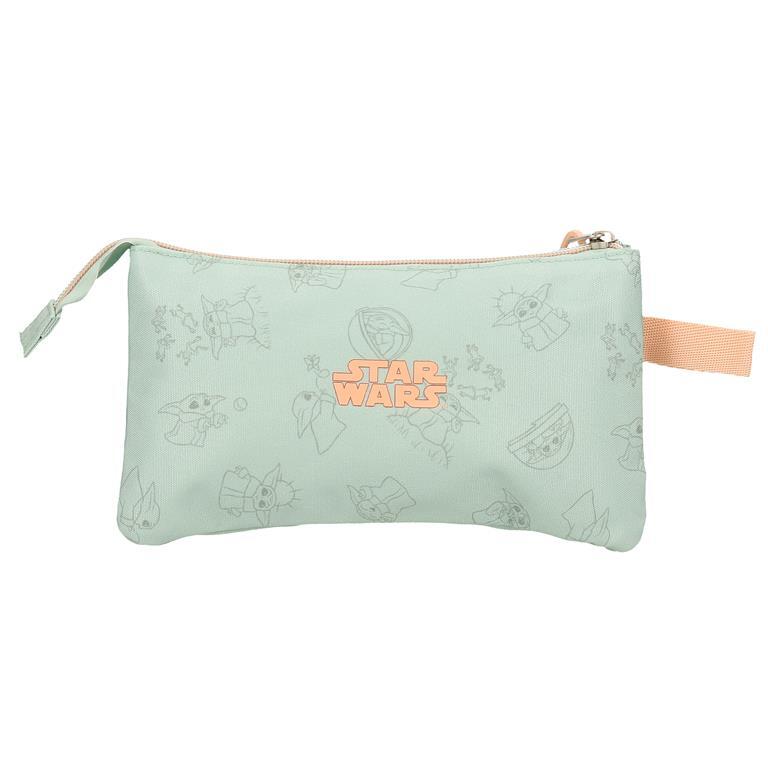 Astuccio tre scomparti Unisex Star Wars Grogu 12 cm Verde 3/6
