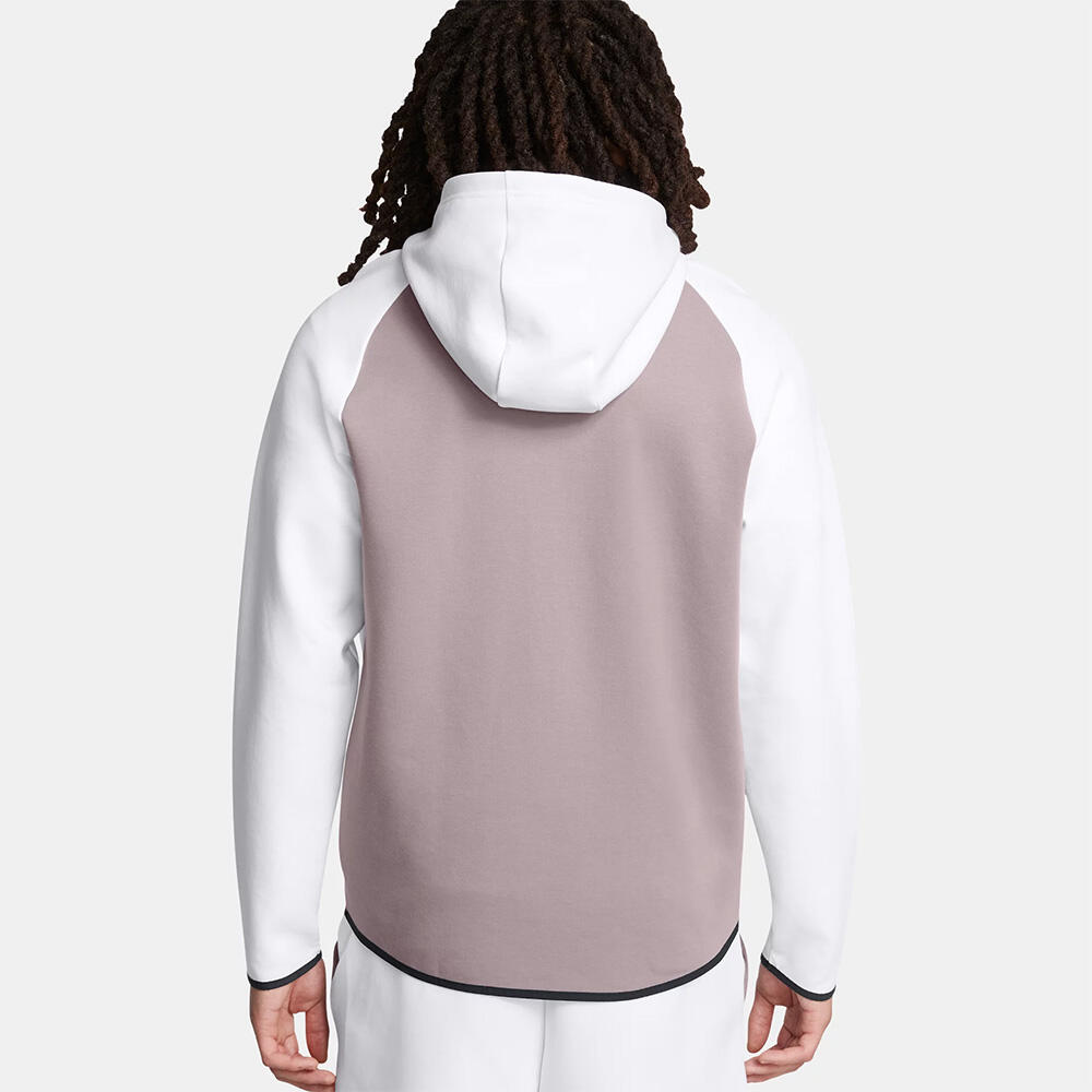 Veste à capuche Under Armour Inarrêtable Fleece Homme Blanc et Tetra Gris 4/6