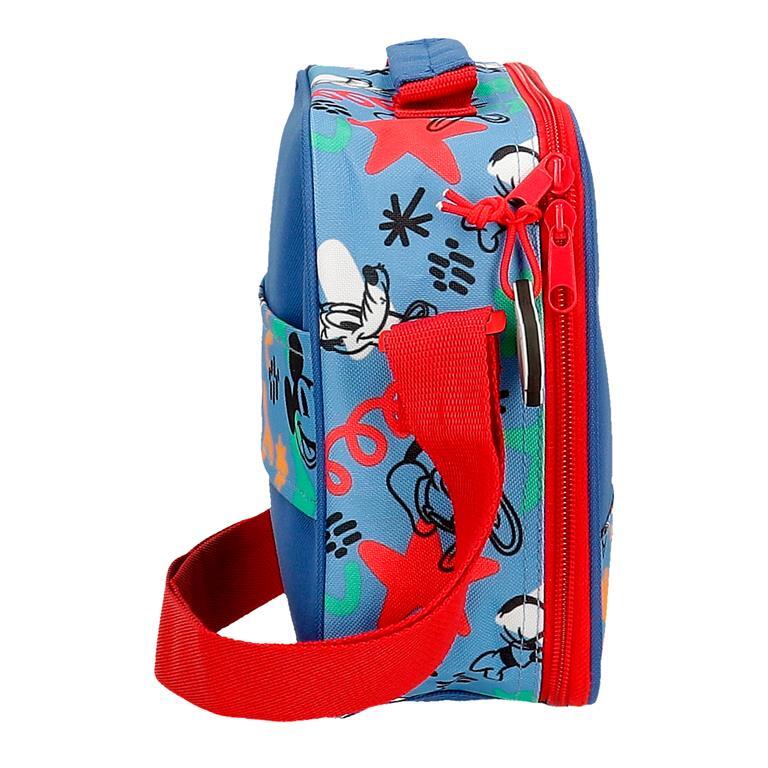 Necessaire com bandolera menino Disney Mickey Peek a Boo 21cm Azul 2/6