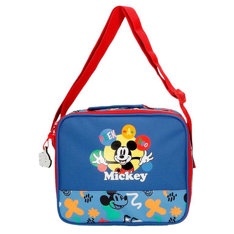 Necessaire com bandolera menino Disney Mickey Peek a Boo 21cm Azul 6/6