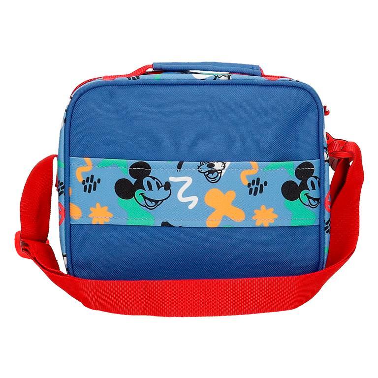 Necessaire com bandolera menino Disney Mickey Peek a Boo 21cm Azul 3/6