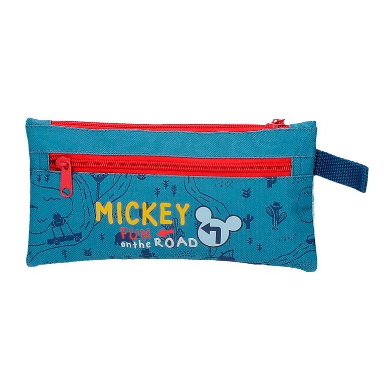 Estuche Niño Disney Mickey Road Trip  12 cm Azul