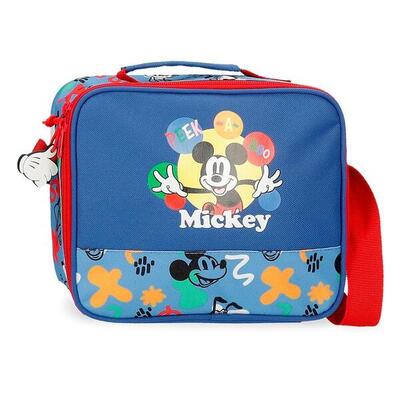 Neceser bandolera Niño Disney Mickey Peek a Boo 21 cm Azul