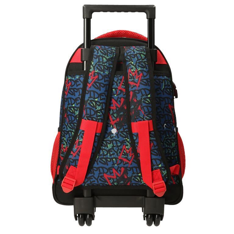 Mochila con ruedas Niño Marvel Spiderman urban  45 cm Rojo