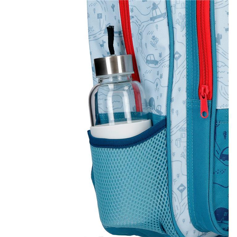 Mochila escolar Niño Disney Mickey Road Trip  38 cm Azul 5/6