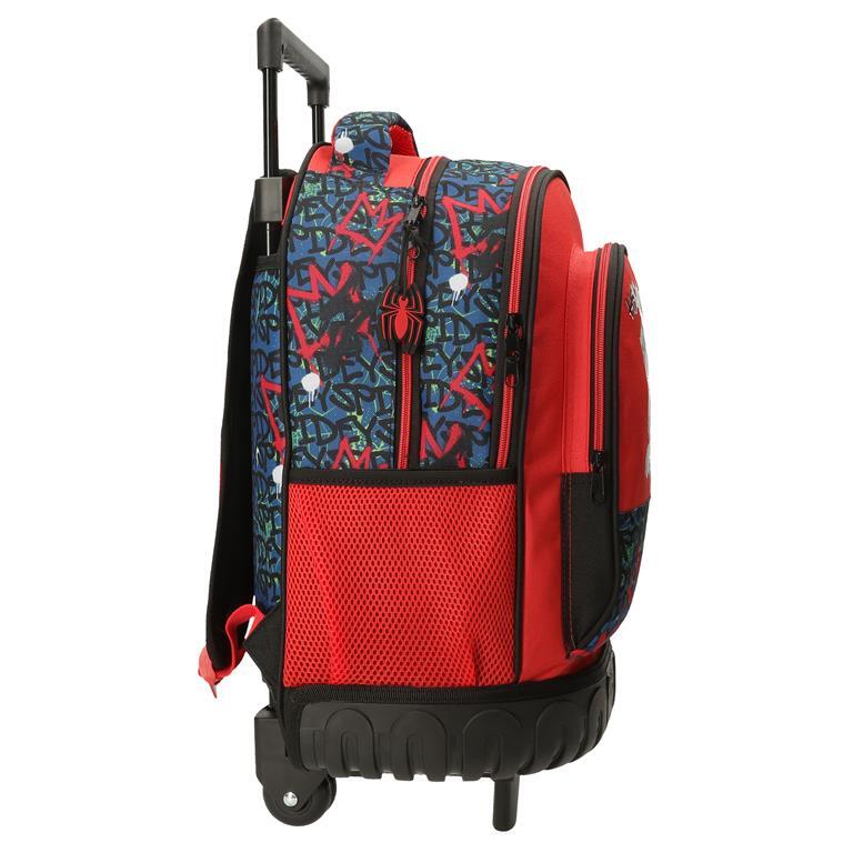 Sac à dos à roulettes  enfant Marvel Spiderman urban 45cm Rouge 2/6