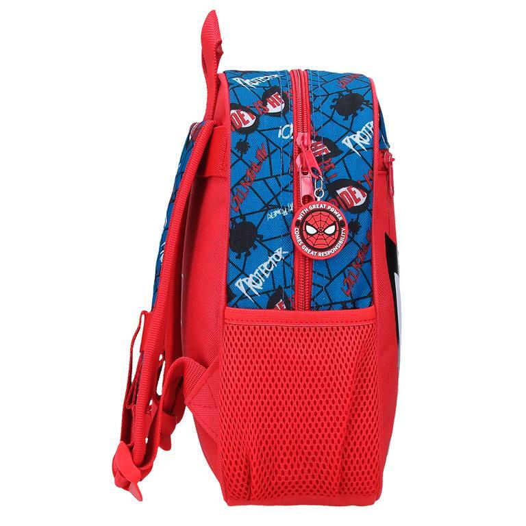 Mochila escolar Niño Marvel Spiderman Authentic  28 cm Rojo