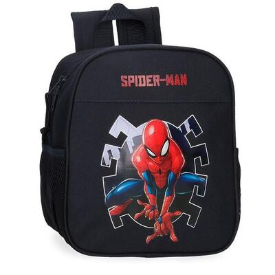 Mochila escolar Niño Marvel Spiderman Attack 25 cm Negro